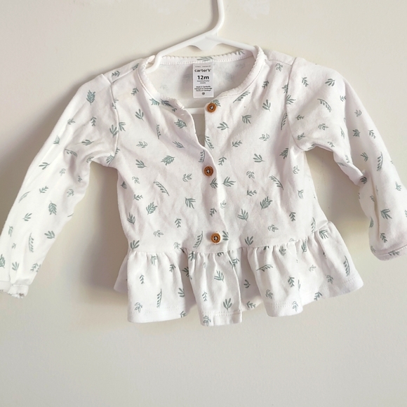 Carter's Other - Leaf Print Cardigan